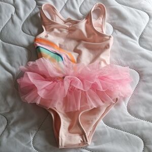 5T "Cat & Jack" 🌈🩷 Swimsuit With Tutu One Piece Ballet